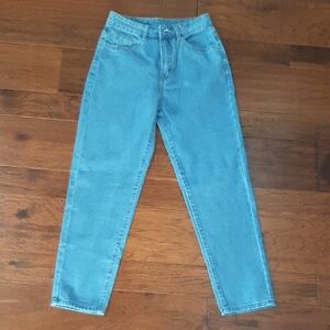 SHEIN Light Blue Straight Leg Jeans